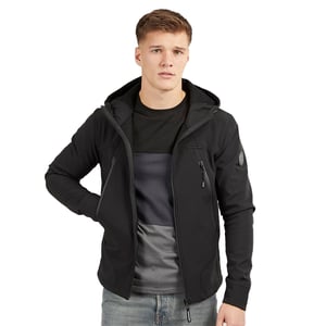 Henleys Mens Expand Soft Shell Jacket (Black)