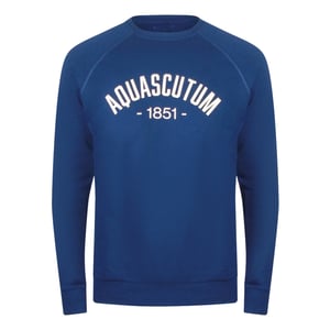 Aquascutum Old School Crewneck Marineblauwe Trainingspakset