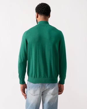 373 Classic Jumper in Dark Green