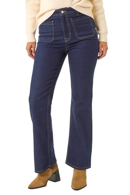 Front Pocket Bootcut Jeans