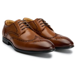 Sole Ldn Wide Fit Brogue Shoes