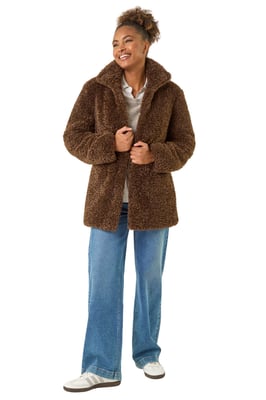 Curly Soft Borg Coat
