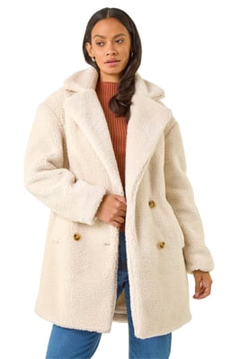 Oversized Boucle Coat