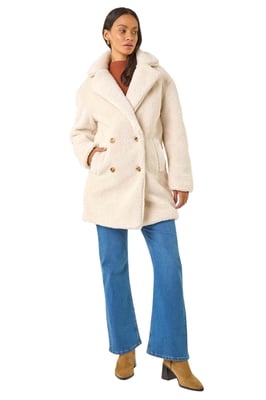 Oversized Boucle Coat
