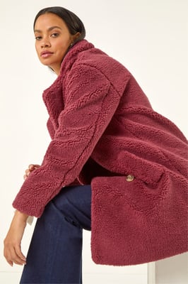 Oversized Boucle Coat