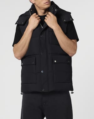 Nylon Pufferväst Gothic Plein