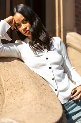 Collared Button Jumper