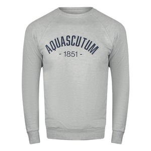 Aquascutum Old School Crewneck Grijze Trainingsbroekset