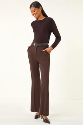 Bootcut Leg Stretch Trousers