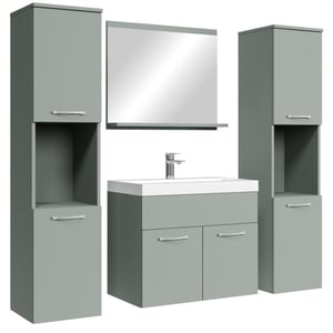 Badplaats Badkamermeubel set montreal xl 60 x 35 cm mat badmeubel met