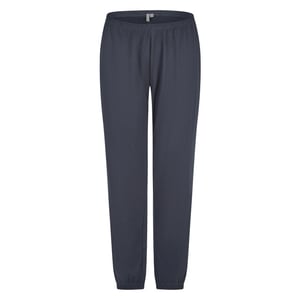 By Louise Dames pyjama set lang katoen roze/donkerblauw gestreept
