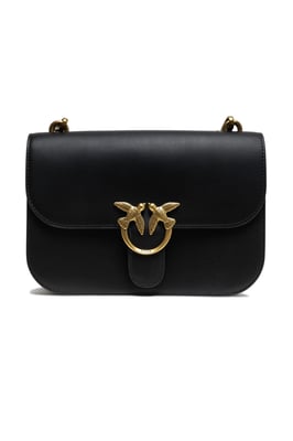 Zwarte Leren Love Bell Classic Schoudertas