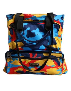 Multikleur Camouflage Nylon Shoppen Tote Bag
