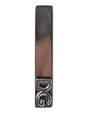 Zilverkleurige Messing Logo Gepersonaliseerde Dassenclip