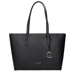 Black Fabric Shoulder Bag