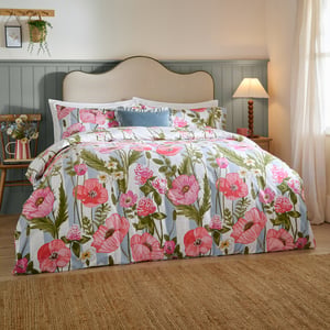 Wylder Poppy Trail Reversible Duvet Cover Set, Single