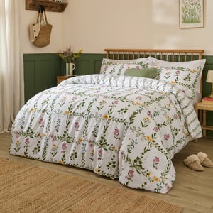 Wylder Olivia Reversible 100% Cotton Duvet Cover Set, King