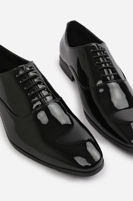 Wheres That From Mens 'Xantha' Patent Oxford Formal Lace Up Work Shoes