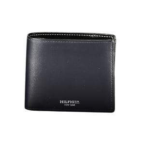 Tommy Hilfiger Blauwe Leren Portemonnee