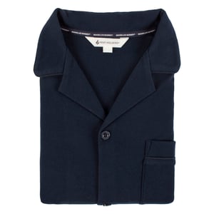 Herrarnas thermopyjamas-set med långärmad topp och byxor för kalla nätter