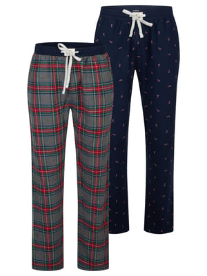 Happy Shorts Män Pyjamas Byxor Christmas