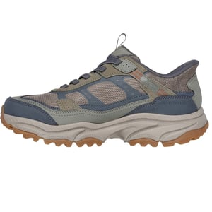 Skechers Heren Viking AT Suede Wandelschoenen (Olijf/grijs)