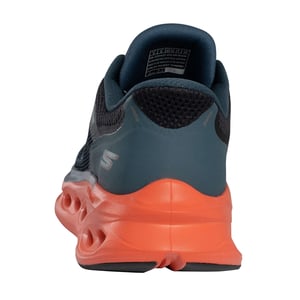 Skechers Heren Max Cushioning Glide-Step Sportschoenen (Marine/Oranje)
