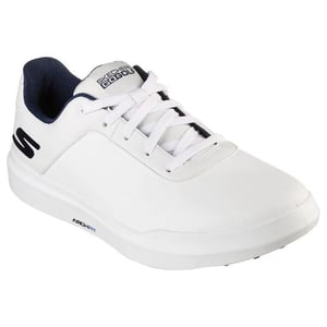 Skechers Mens Go Golf Drive 5 Leather Golf Shoes (White/Navy)