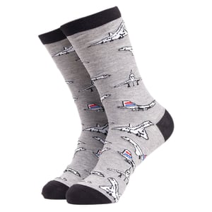 Vehicle Pattern Novelty Unisex Cotton Socks