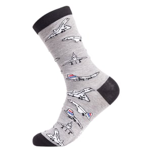 Vehicle Pattern Novelty Unisex Cotton Socks