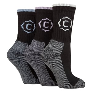 Ladies Heavy Duty Durable Cushioned Hiking Socks with Reinforced Heel & Toe
