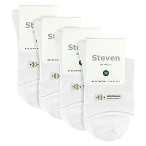 4 Pairs Ladies Bamboo Sensory Socks - Soft Seamless All Day Comfort Socks