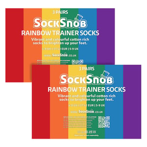 6-Pak Heren Dames Regenboog Trainer Katoenen Sokken Heldere Kleurrijke Gestreepte Sokken
