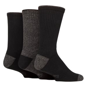 3 Pairs Mens Water Repellent Midweight Outdoor Socks for Hiking & Walking