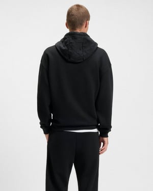 Dilvano Pullover Hoodie in Black