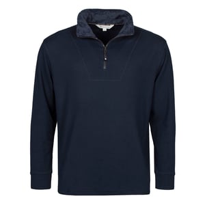 Herr Thermal Soft 1/4 Zip Topp Fleece med Hög Krage