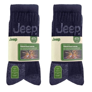 6 Pairs Mens Luxury Cushioned Cotton Hiking Socks