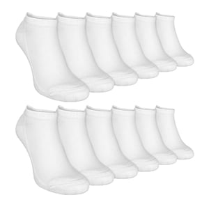 Mens 12 Pairs Bamboo Cotton Sports Socks