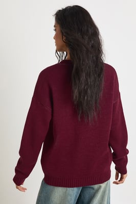 New York Crew Neck Knitted Jumper