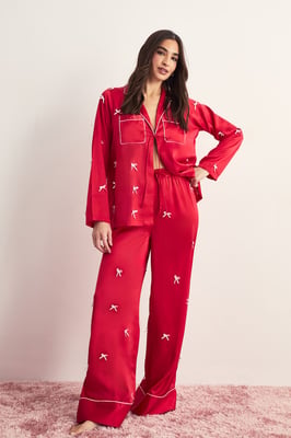 Bow Detail Shirt and Shorts Set