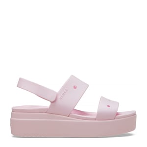 Women's Crocs Brooklyn 4U Sandals in Pink