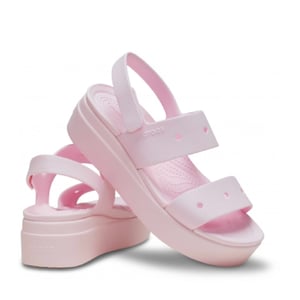 Women's Crocs Brooklyn 4U Sandals in Pink