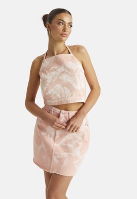 Tie Dye Halterneck Top