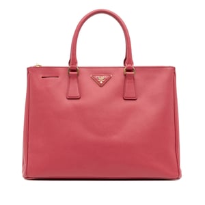Galleria Top Handle Leather Bag