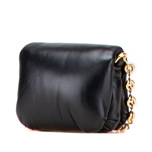 Chain Handle Leather Bag