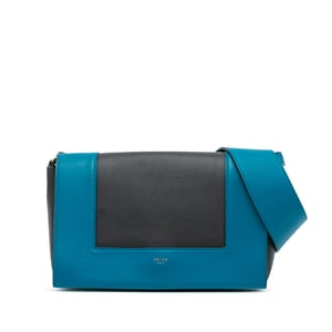 Ava Bag Teal Black Leather