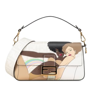 Baguette Two Women Illustration