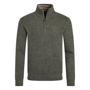 Weird Fish Mens Helmsdale Eco Quarter Zip Jumper (Pale Denim)