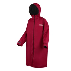 Regatta Unisex Adult Waterproof Fleece Lined Changing Robe (Dark Maroon)