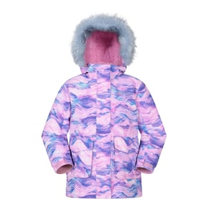 Mountain Warehouse Kinder/Kinder Ranger Camouflage Waterafstotend Jasje (Paars)
